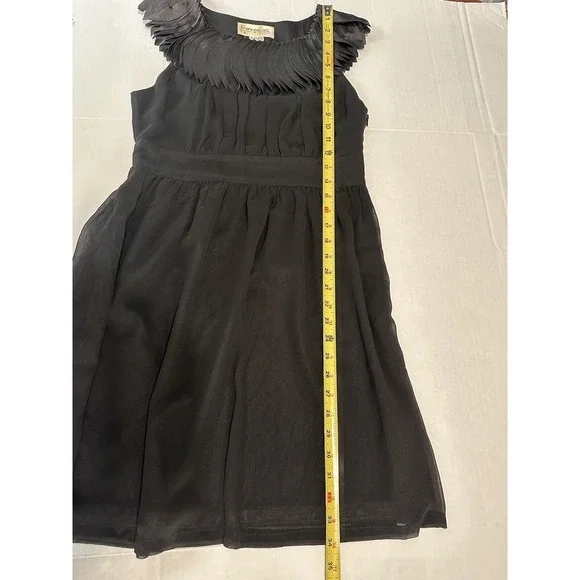 Francesca's Origami Pleated Sleeveless Sheath Party‎ Dress Size Small Black NWT - Picture 15 of 16